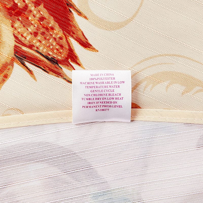Violet Linen European Fall Harvest Autumn Turkey Tablecloth
