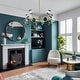 preview thumbnail 2 of 12, 15-Light Modern Large Sputnik Glass Chandelier Cluster Blue Glass Bubble Pendant Light for Dining Room - 40.2 in. W x 13.8 in. H