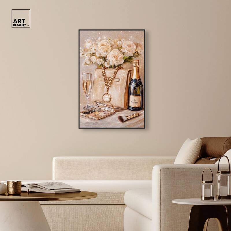 Make Up Drinks and Glam Canvas by Art Remedy