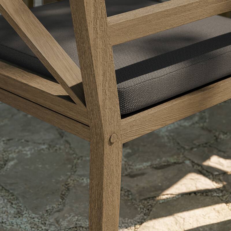 Northlake Outdoor Patio Teak Dining Armchair