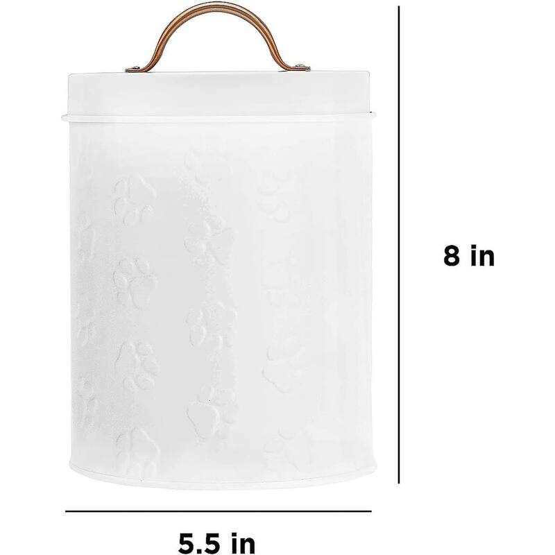 Amici Pet Puppy Paws Canister Small - 64 oz