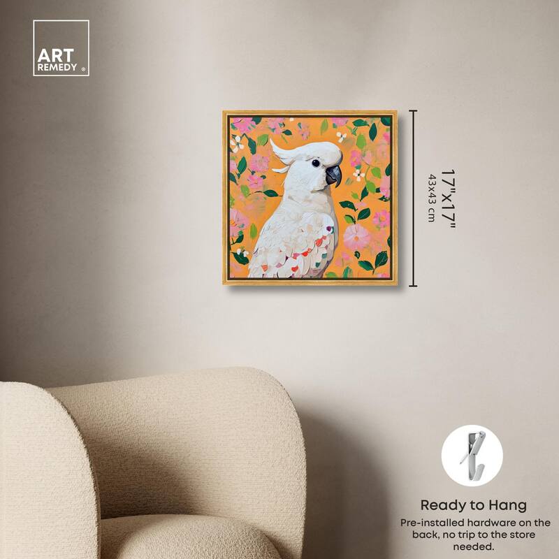 White Cockatoo II Canvas by Art Remedy