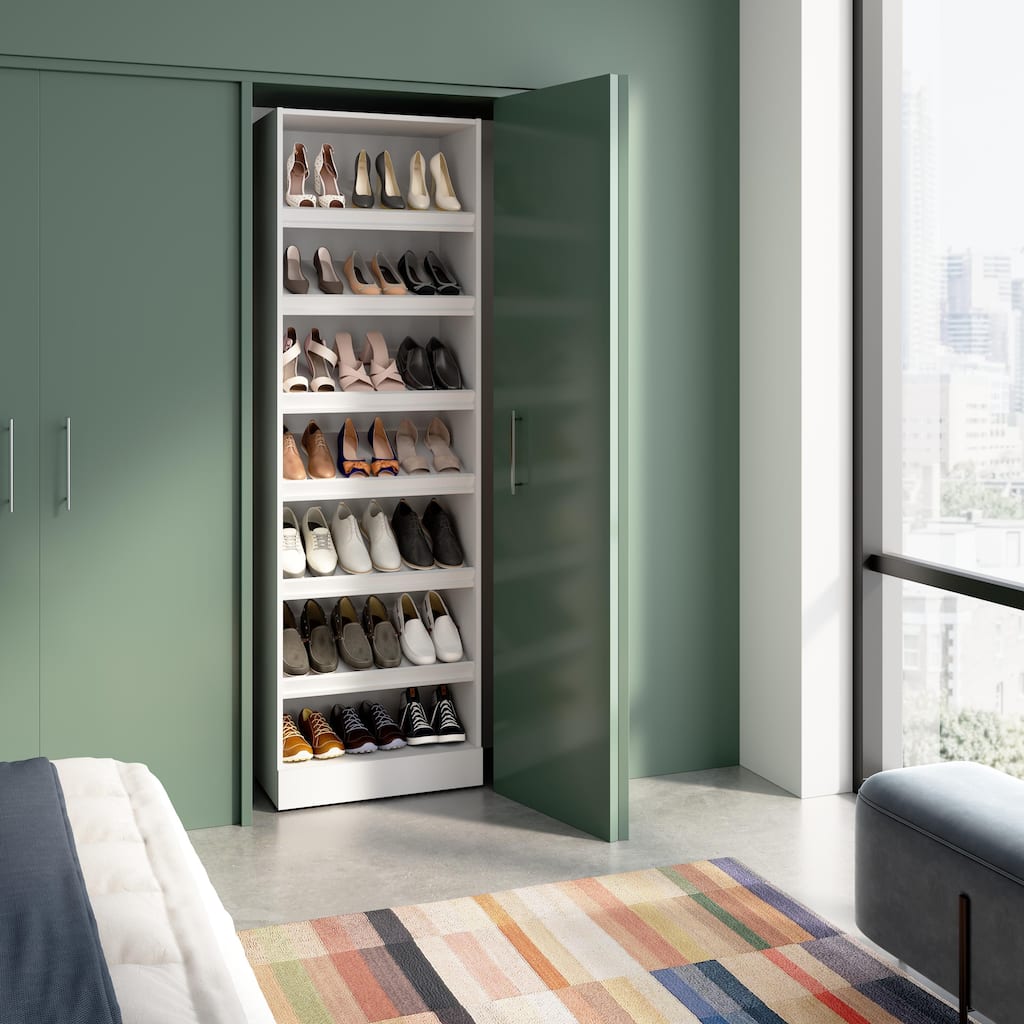 Bestar Florence 25W x 16D Modular Shoe Shelf Closet System