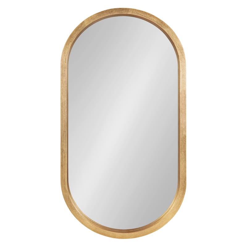 Kate and Laurel Travis Capsule Oval Framed Wall Mirror