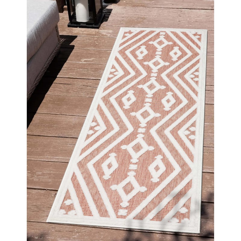 Well Woven Sila Mali Moroccan Tribal Indoor Outdoor Area Rug