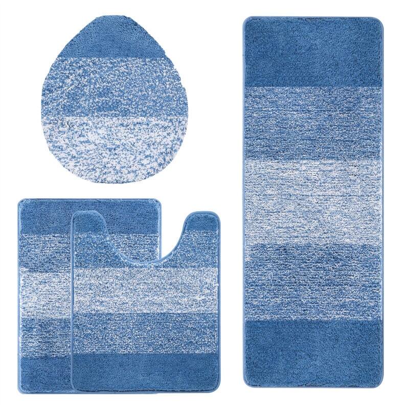 Bathroom Rugs Sets 4 Piece