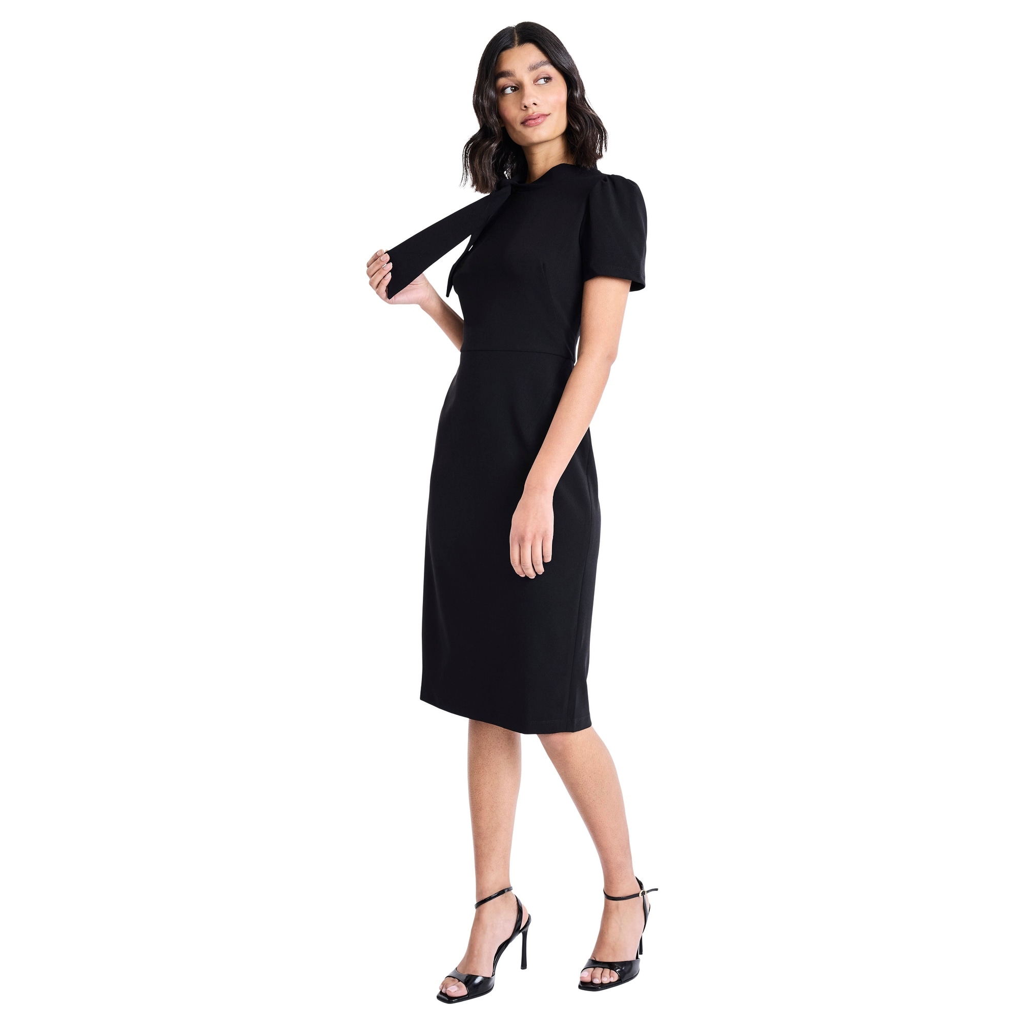 mock neck short sleeve dress Pink Ribbed Maternity Midi Dress up in style Size:Size 8 Size 10 Plus Size Women Boho dark brown leopard