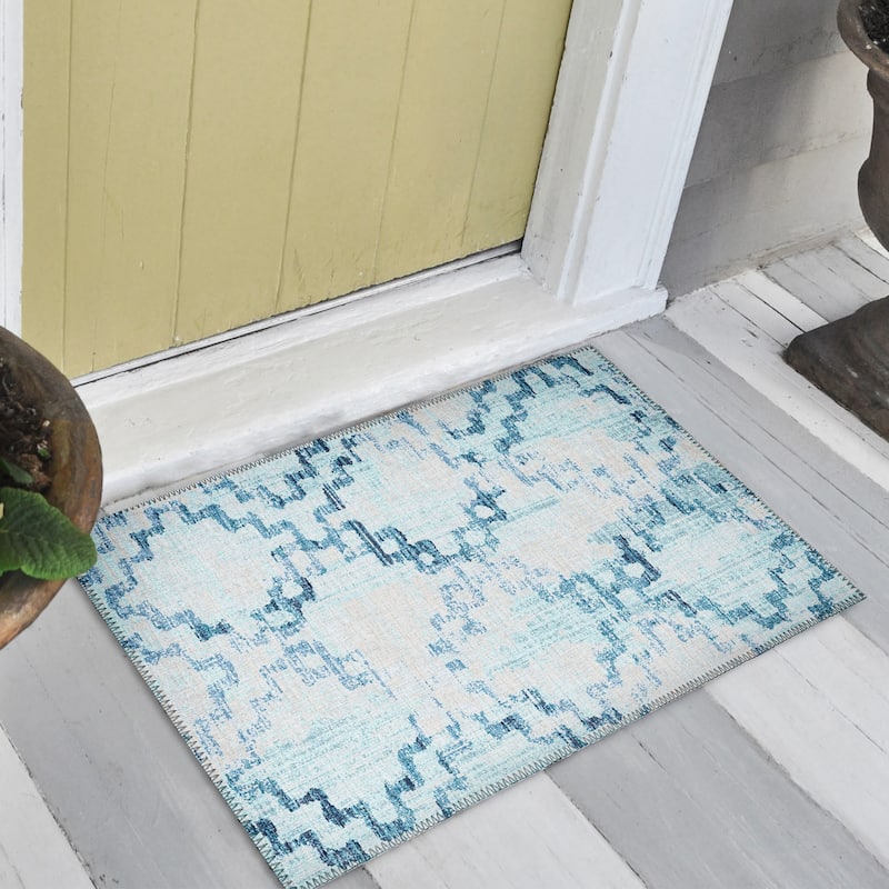 Indoor/ Outdoor Yuma Morroccan Washable Rug
