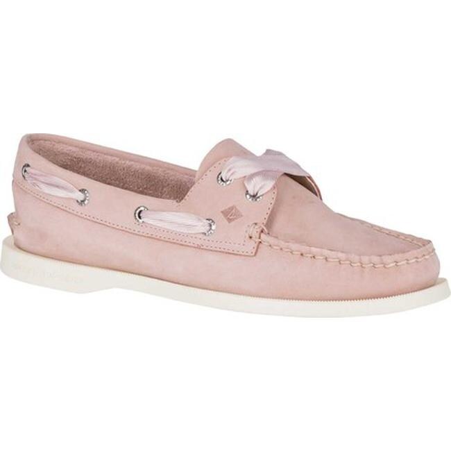 sperry satin lace boat shoe