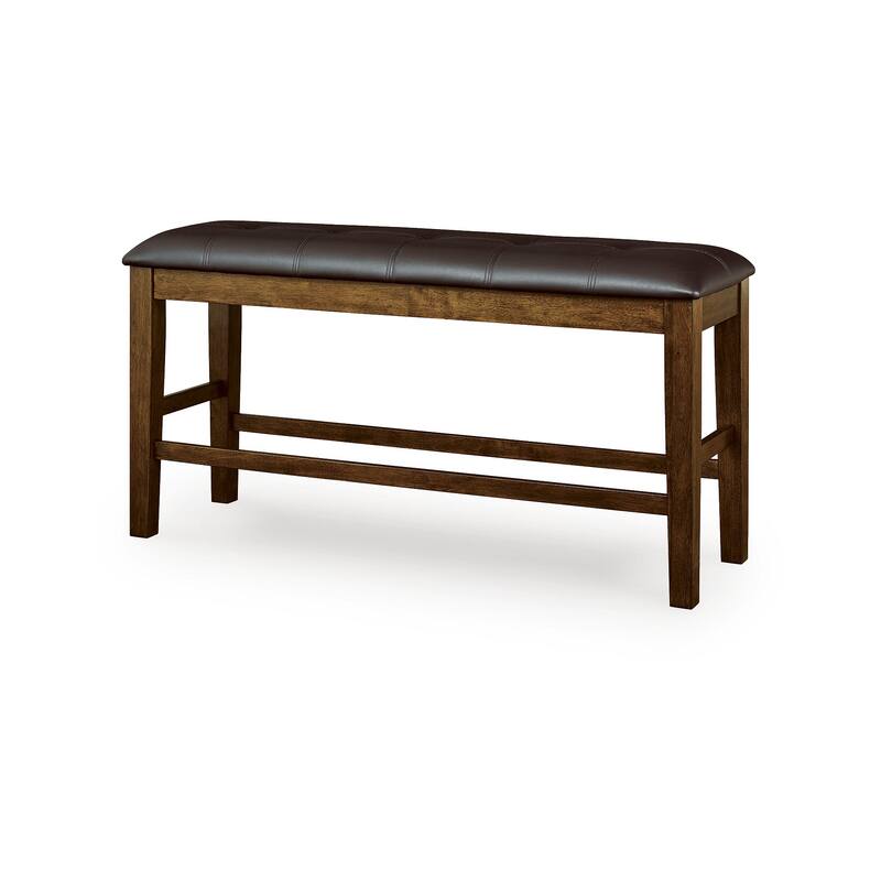 Signature Design by Ashley Ralene Brown Counter Height Dining Bench - 50" W x 16" D x 26" H
