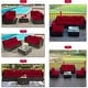 preview thumbnail 50 of 61, Costway 5PCS Patio Rattan Furniture Set Cushioned Sofa & Chair Coffee