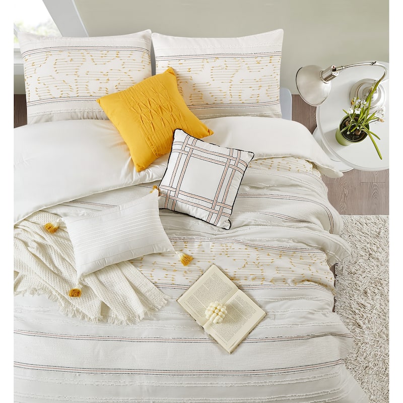 Nanshing Francesca 7 Piece Chic Striped Comforter Set