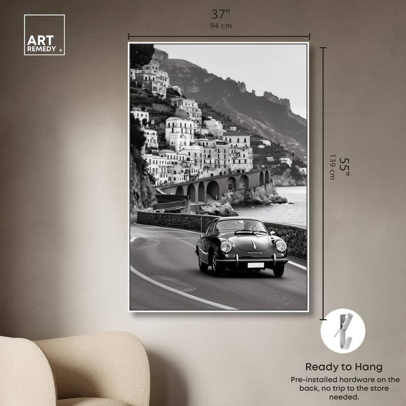 Drive through the Town Canvas by Art Remedy