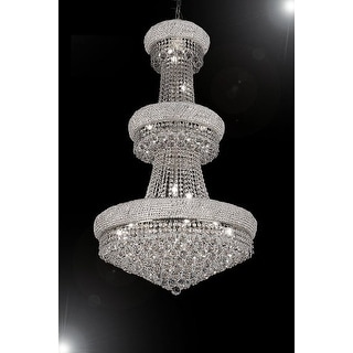 French Empire Crystal Chandelier Lighting H50 x W30 Perfect for Entryway/Foyer - Chandeliers For Bedrooms by Overstock.com