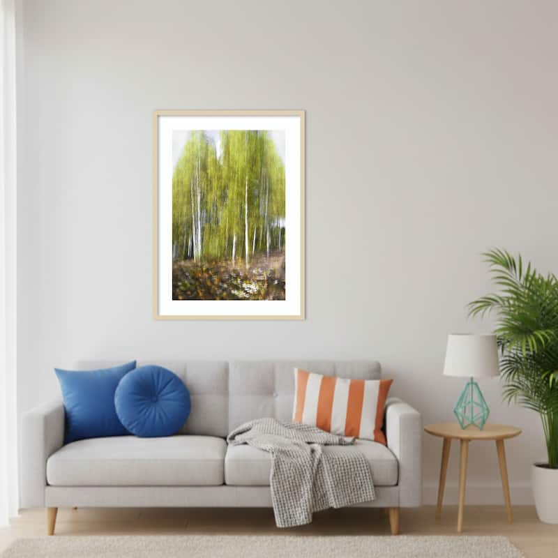Spring grove by Christina Sillen Wood Framed Wall Art Print