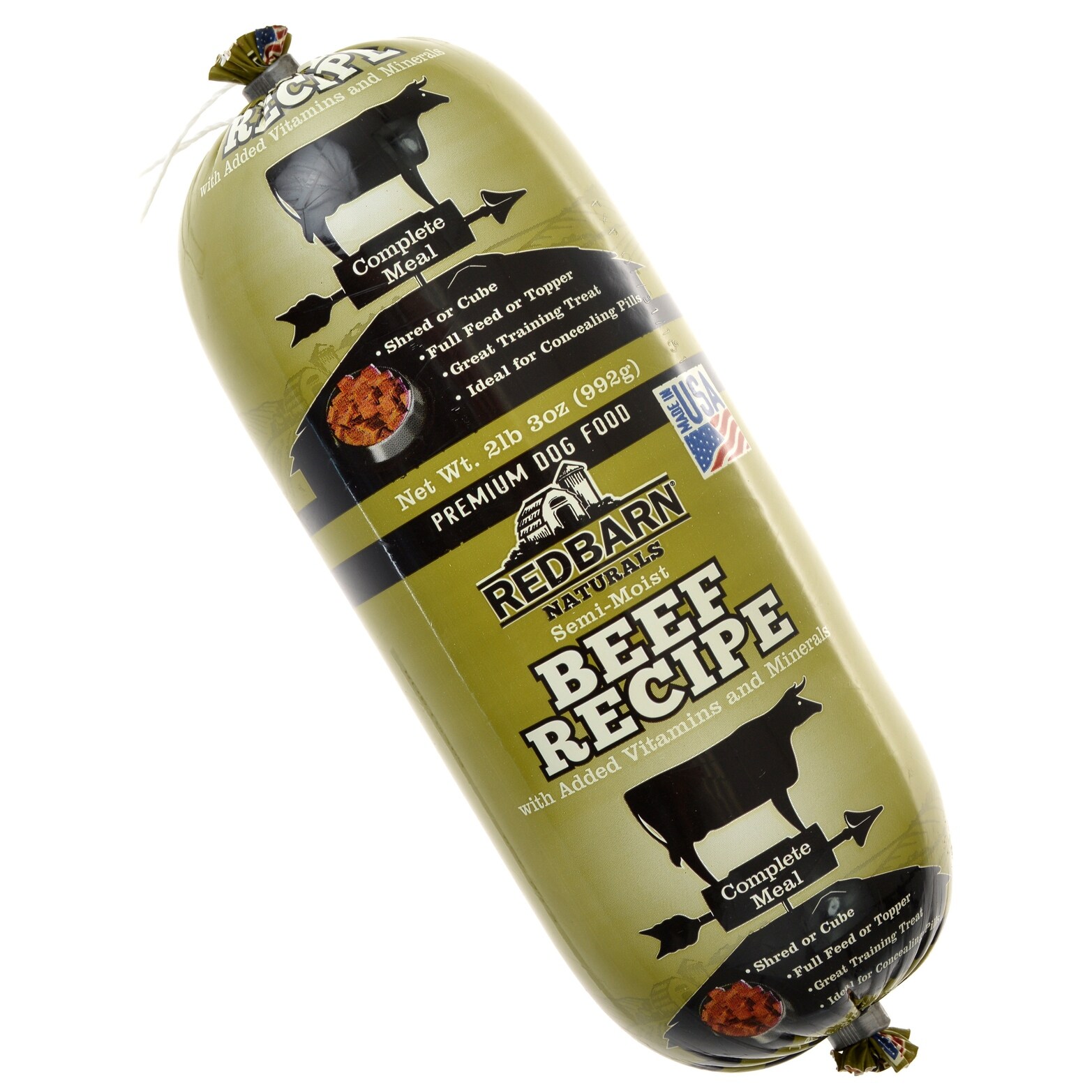 Shop Redbarn Semi Moist Beef Recipe Premium Dog Food Roll 2lb 3