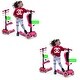 preview thumbnail 1 of 4, Hurtle ScootKid 3 Wheel Toddler Child Ride On LED Wheel Scooter, Pink (2 Pack) - 9