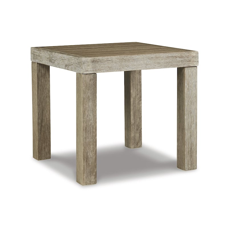 Silo Point Brown Square End Table