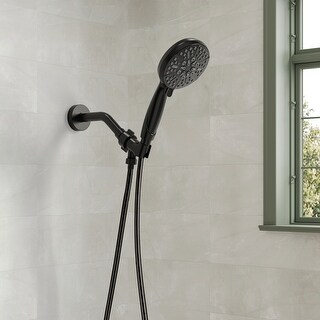 5 Spray Setting High Pressure Handheld Shower Head with 59" Hose - Bed ...