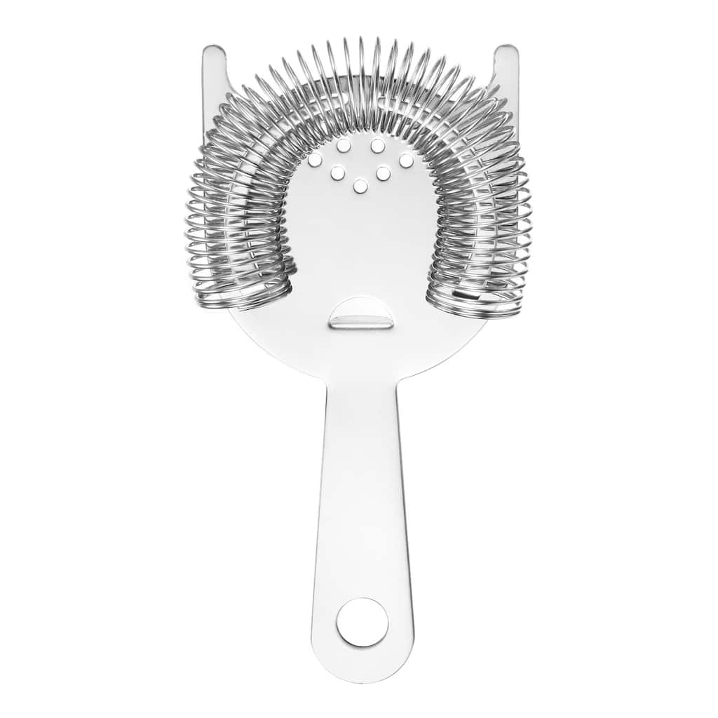 Cocktail Strainer, 1pcs Stainless Steel Bar Strainer for Drinks, 165mm - Silver