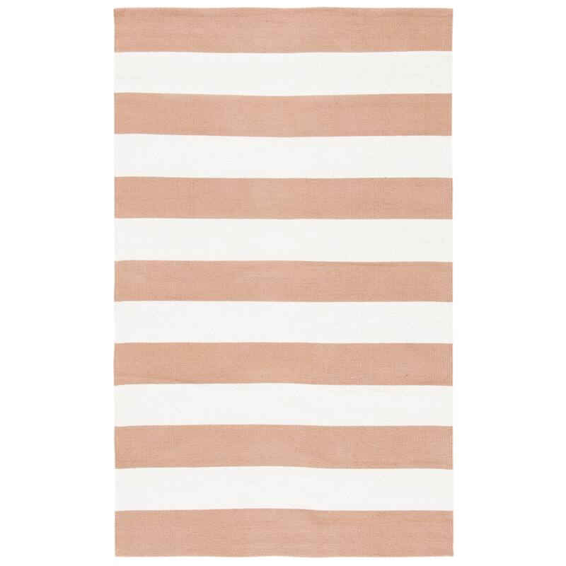 SAFAVIEH Handmade Montauk Geltrude Stripe Cotton Flatweave Rug