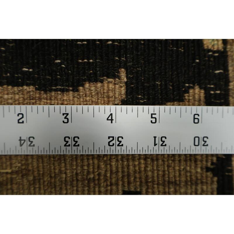 Hand Knotted Oriental 100% Wool Carpet Traditional All-Over Red Ziegler Area Rug - 9' 7'' X 7' 10''