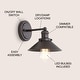 preview thumbnail 56 of 176, JONATHAN Y Florence Metal Shade Sconce