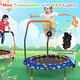 preview thumbnail 9 of 8, Gymax 36'' Mini Toddler Trampoline w/ LED Bluetooth Speaker Detachable