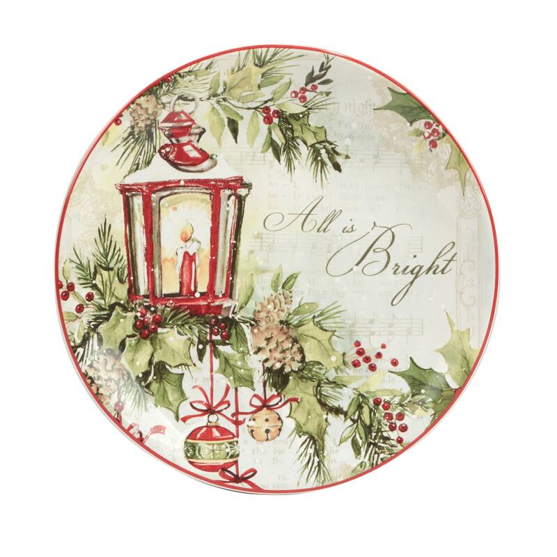 Certified International Silent Night 9" Salad/Dessert Plates, Set of 4