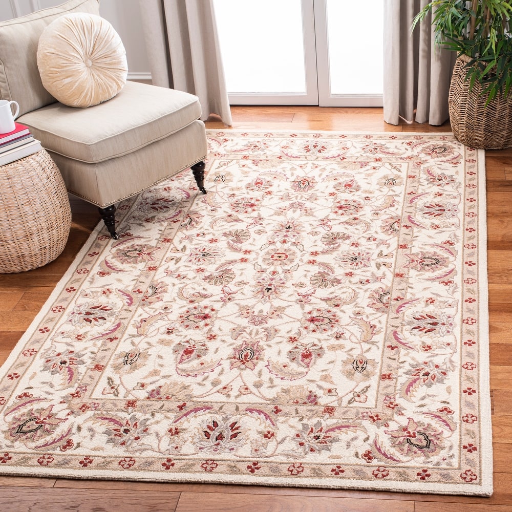 SAFAVIEH Handmade Chelsea Kolja French Country Wool Rug