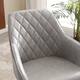 Art Leon Classical Swivel Office Accent Chair with Wood Legs