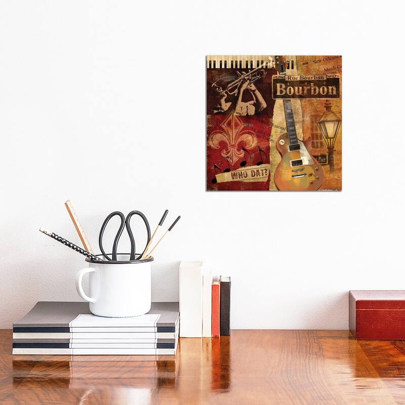 iCanvas "Rue Bourbon" by Conrad Knutsen Canvas Print - 12x12x0.75