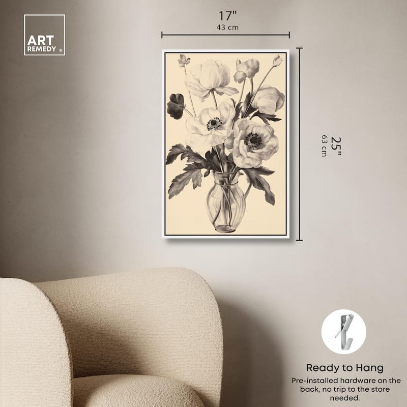 Herbarium's Hush III Canvas by Art Remedy