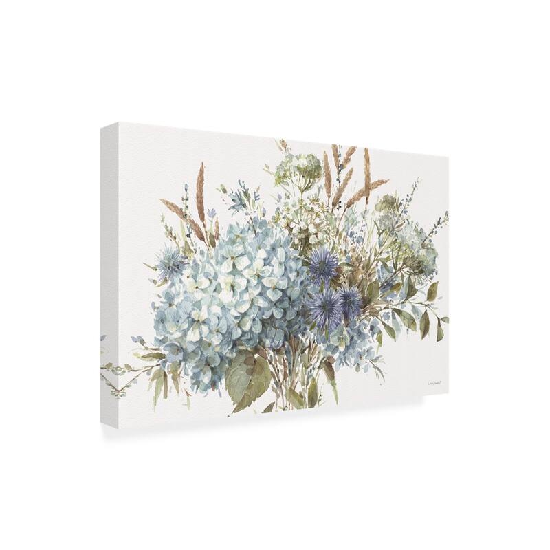 Lisa Audit 'Bohemian Blue 01 Landscape' Canvas Art