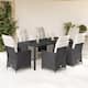Option Black 74.8" x 35.4" x 29.5"-6 seats
