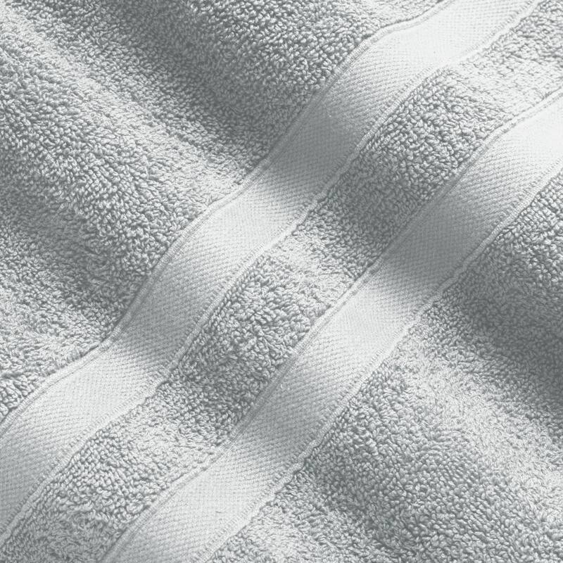 Bibb Home 18 Piece Zero Twist Egyptian Cotton Towel Set - N/A