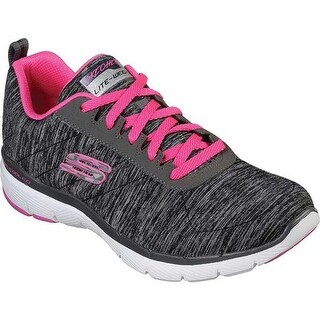 womens black and pink sneakers