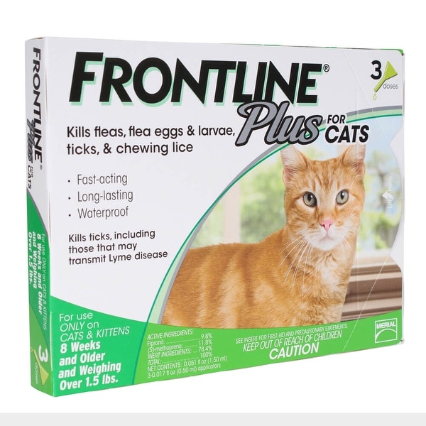 Frontline Flea Control Plus for All Cats And Kittens 3 Month Supply