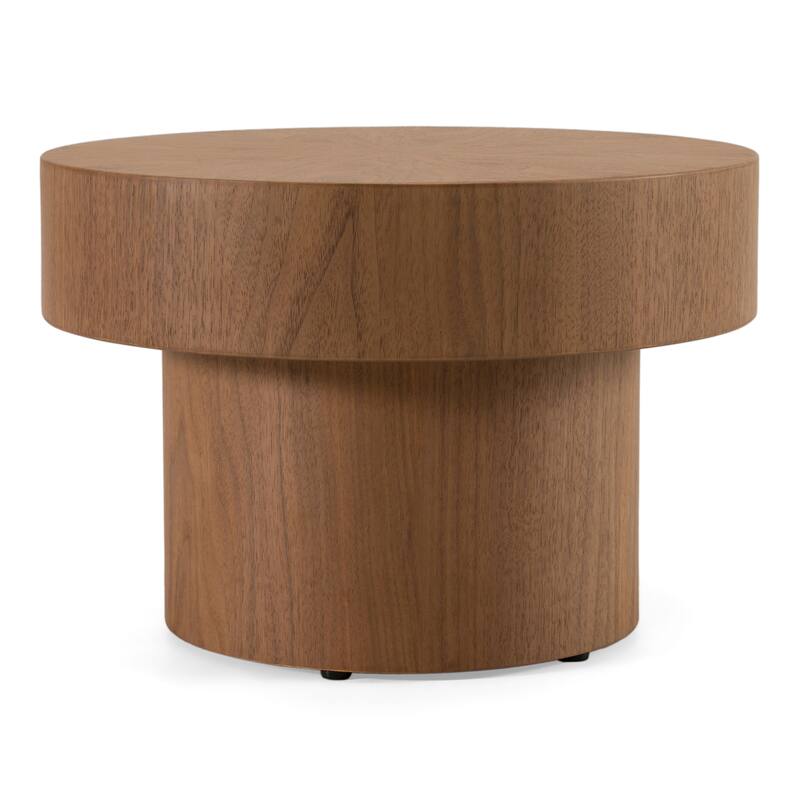 Modrest Larch Modern Walnut Nesting Table Set