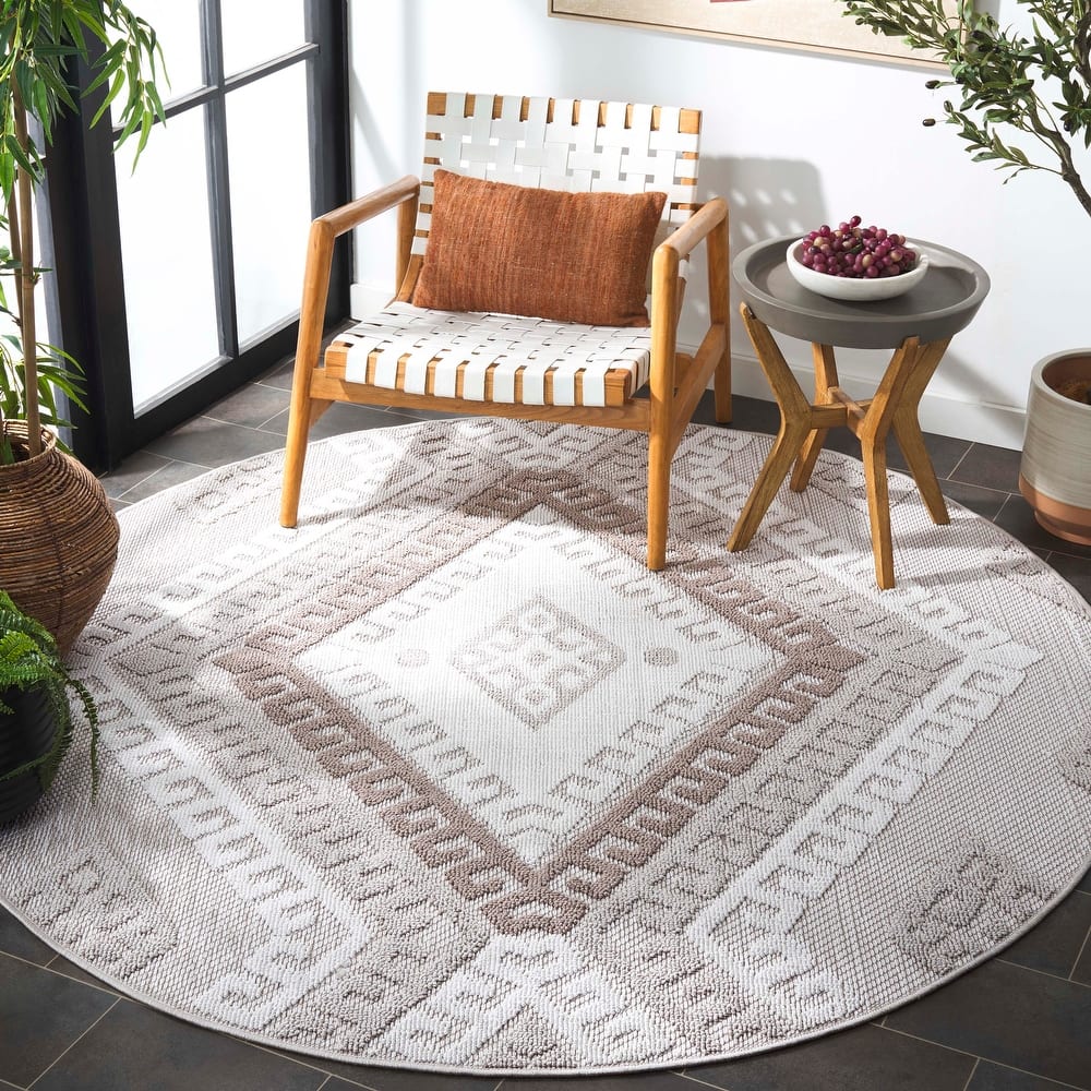 SAFAVIEH Global Vlora Indoor/Outdoor Waterproof Patio Backyard Rug