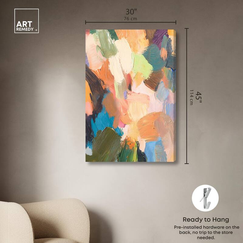 Chromatic Surge III Canvas by Art Remedy, Gallery Wrapped
