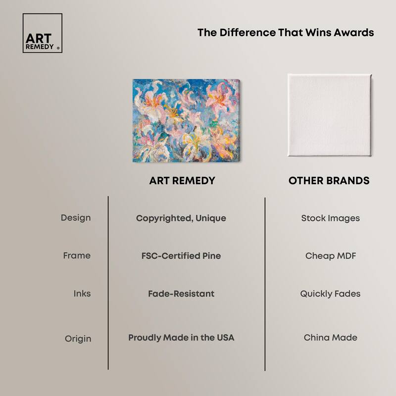Pastel Riot I Canvas by Art Remedy, Gallery Wrapped