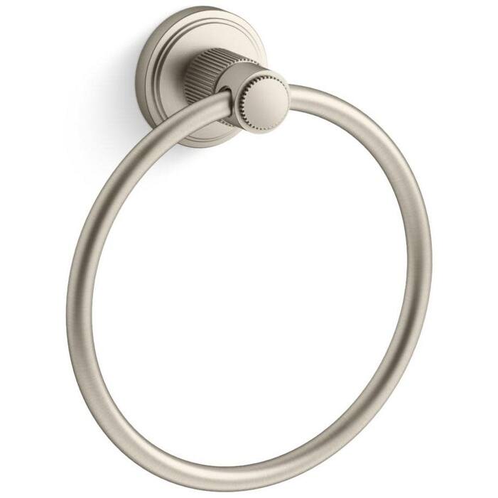 Kallista P80246-00 Vir Stil by L Kirar 6-3/8" Wall Mounted Towel Ring