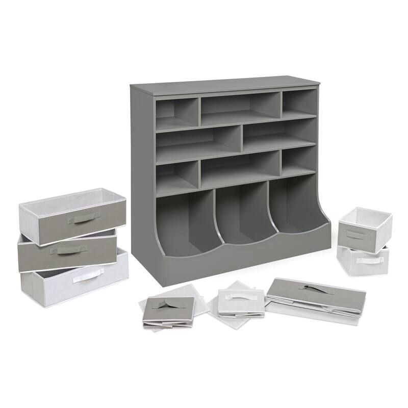 Storage Station with Eight Baskets and Three Bins