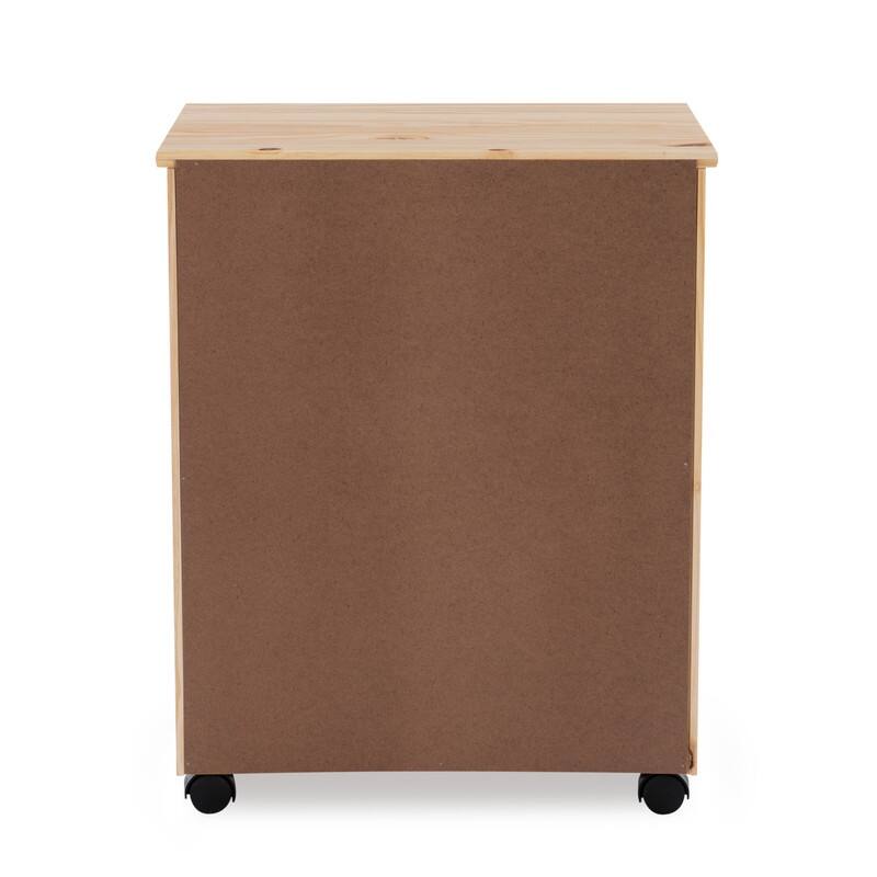 Bridgton 6-drawer Wide Rolling Storage Chest Cart