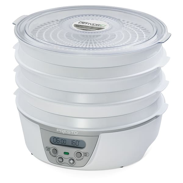slide 2 of 8, Presto Dehydro 6-Tray Digital Electric Food Dehydrator for Fruits & Vegetables - 15.5