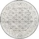 preview thumbnail 36 of 34, Livabliss Louvre Transitional Area Rug 8' x 8' - Black - Round