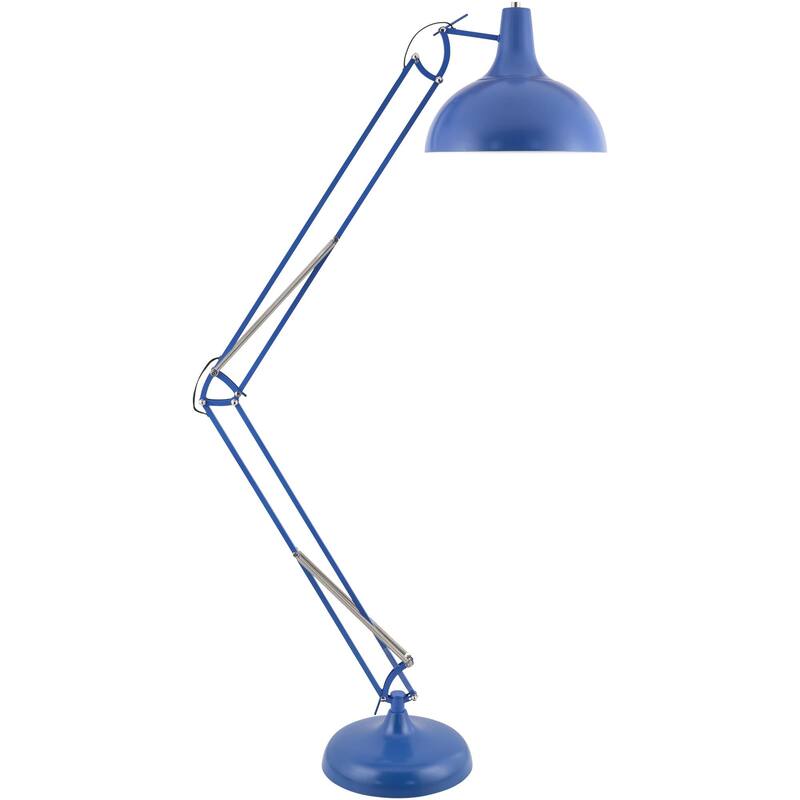 Livabliss Livigno Rustic Accent Floor Lamp - 70"H x 15"W x 35"D - Blue