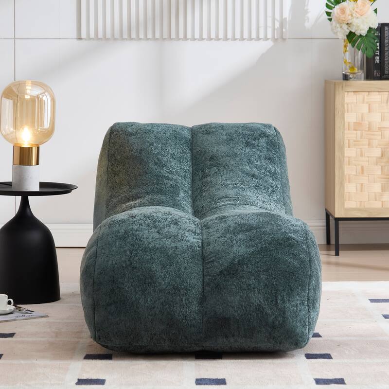 Creative bean bag sofa chair for adults filled with high-quality sponge that is plump and elastic fitting the curves o