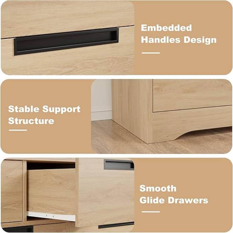 7 Drawer Dresser for Bedroom, Living Room, Nursery